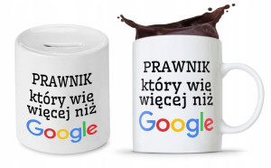 Zestaw Dla Prawnika Adwokata Kubek + Skarbonka
