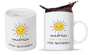 Zestaw Dla Prawnika Adwokata Kubek + Skarbonka