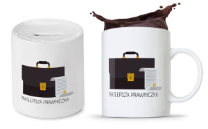 Zestaw Dla Prawnika Adwokata Kubek + Skarbonka