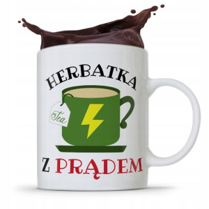 Kubek Prezent Dla Elektryka Herbatka Z Prądem