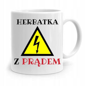 Kubek Prezent Dla Elektryka Herbatka Z Prądem
