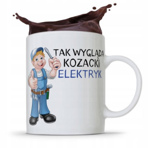 Kubek Prezent Dla Elektryka Kozacki Elektryk
