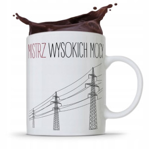 Kubek Prezent Dla Elektryka Mistrz Wysokich Mocy