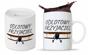 Zestaw Dla Przyjaciela Kolegi Kubek + Skarbonka