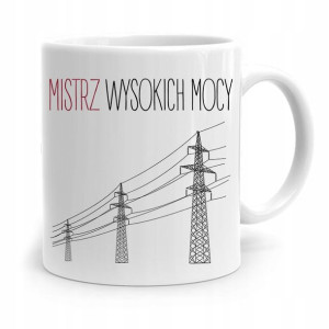 Kubek Prezent Dla Elektryka Mistrz Wysokich Mocy