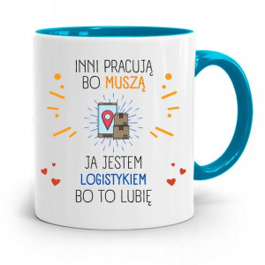 Dla Logistyka Kubek Błękitny Prezent Na Urodziny