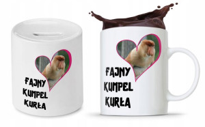 Zestaw Dla Przyjaciela Kolegi Kubek + Skarbonka