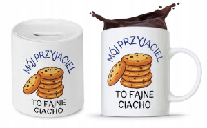 Zestaw Dla Przyjaciela Kolegi Kubek + Skarbonka