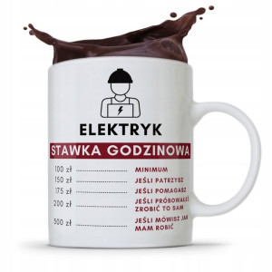 Kubek Prezent Dla Elektryka Stawka Godzinowa