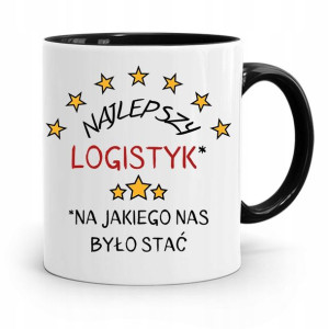Dla Logistyka Kubek Czarny Na Prezent Na Urodziny