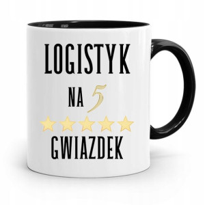 Dla Logistyka Kubek Czarny Na Prezent Na Urodziny