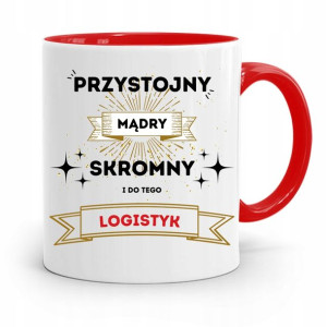 Dla Logistyka Kubek Czerwony Prezent Na Urodziny