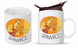 Zestaw Dla Spawacza Prezent Kubek + Skarbonka