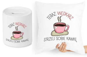 Dla Wędkarza Zestaw Poduszka + Skarbonka Prezent