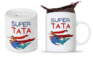 Zestaw Dla Taty Tatusia Prezent Kubek + Skarbonka