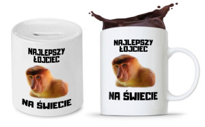 Zestaw Dla Taty Tatusia Prezent Kubek + Skarbonka