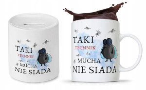 Zestaw Dla Technika Kubek + Skarbonka Prezent