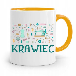 Kubek Żółty Dla Krawca Krawiec Prezent