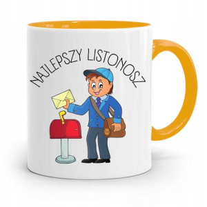 Kubek Żółty Dla Listonosza Najlepszy Listonosz
