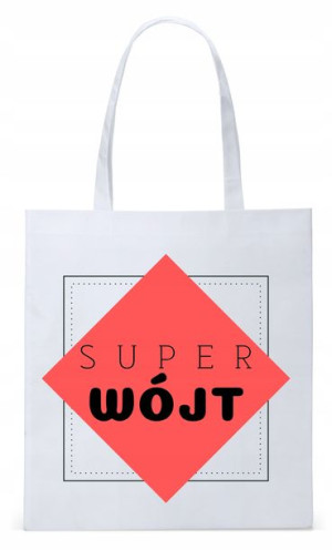 Dla Wójta Na Prezent Torba Eco Biała Shopper