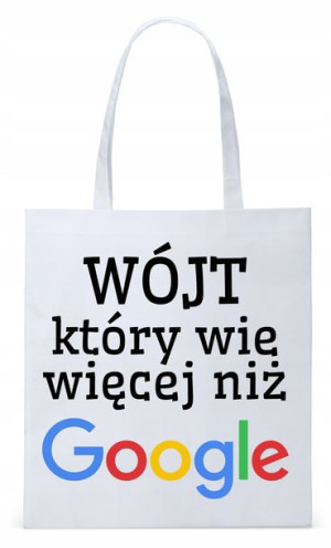Dla Wójta Na Prezent Torba Eco Biała Shopper