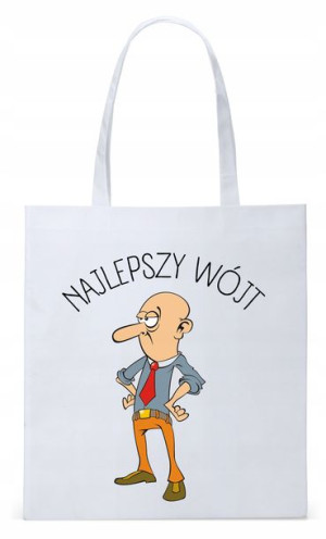 Dla Wójta Na Prezent Torba Eco Biała Shopper