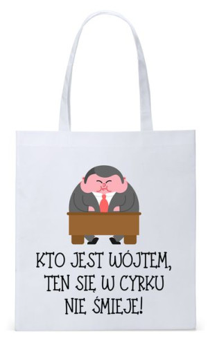 Dla Wójta Na Prezent Torba Eco Biała Shopper