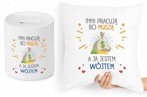 Dla Wójta Zestaw Poduszka + Skarbonka Prezent