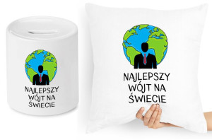 Dla Wójta Zestaw Poduszka + Skarbonka Prezent