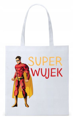 Dla Wujka Wujaszka Prezent Torba Eco Biała Shopper