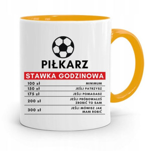 Kubek Żółty Dla Piłkarza Stawka Godzinowa Prezent