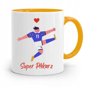 Kubek Żółty Dla Piłkarza Super Piłkarz Prezent