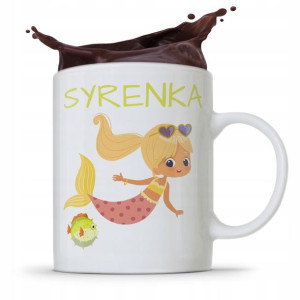 Kubek Prezent Dla Dziecka Córki Mała Syrenka +imię