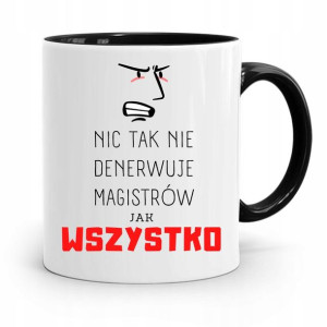 Dla Magistra Kubek Czarny Na Prezent Na Urodziny