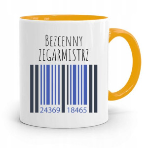 Kubek Żółty Dla Zegarmistrza Bezcenny Zegarmistrz