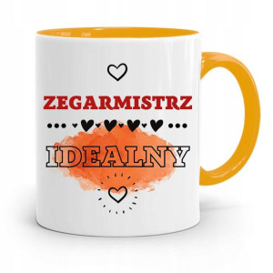 Kubek Żółty Dla Zegarmistrza Idealny Prezent