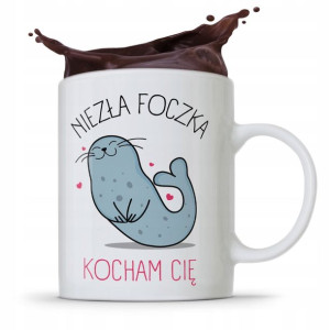 Kubek Prezent Dla Dziewczyny Niezła Foczka Kocham