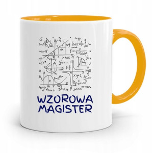 Dla Magistra Kubek Żółty Na Prezent Na Urodziny