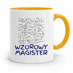 Dla Magistra Kubek Żółty Na Prezent Na Urodziny