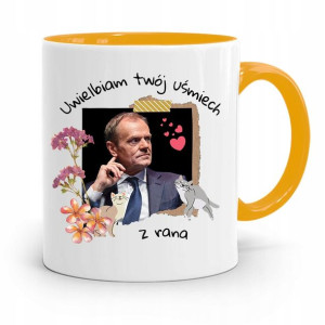 Kubek Żółty Donald Tusk Po Platforma Prezent