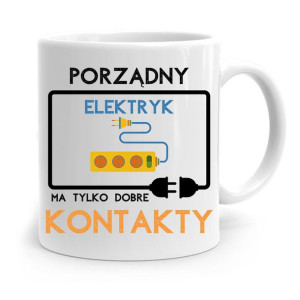 Kubek Prezent Dla Elektryka Porządny Elektryk