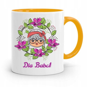 Kubek Żółty Dzień Babci Dla Babci! Prezent