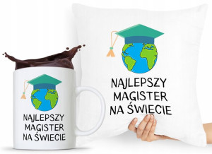 Dla Magistra Zestaw Poduszka + Kubek Prezent
