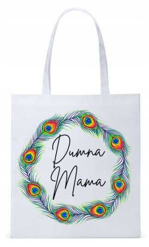 Dla Mamy Mamusi Prezent Torba Eco Biała Shopper