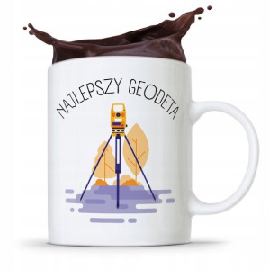 Kubek Prezent Dla Geodety Najlepszy Geodeta