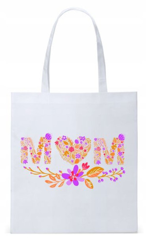 Dla Mamy Mamusi Prezent Torba Eco Biała Shopper