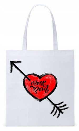 Dla Mamy Mamusi Prezent Torba Eco Biała Shopper