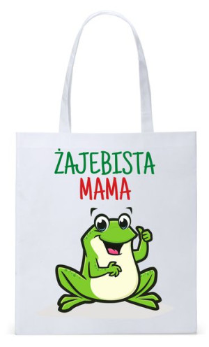 Dla Mamy Mamusi Prezent Torba Eco Biała Shopper