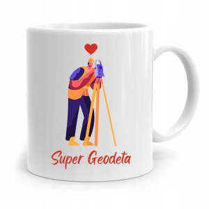 Kubek Prezent Dla Geodety Super Geodeta