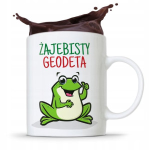 Kubek Prezent Dla Geodety Żajebisty Geodeta